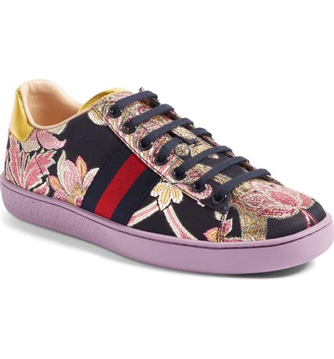 gucci flora sneakers|gucci ace sneakers women's.